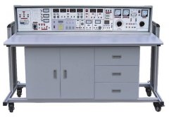 WBK-530C 電工、模電、數(shù)電、電氣控制(帶直流電機(jī)實(shí)驗(yàn))設(shè)備五合一  綜合實(shí)驗(yàn)室成套設(shè)備（帶智能型功率表、功率因數(shù)表）